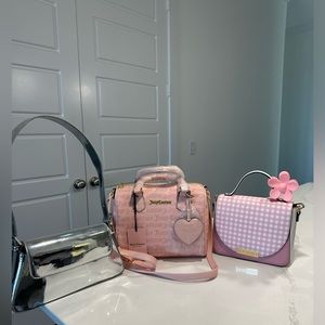 Purse bundle: Juicy Couture, Steve Madden and metallic shoulder bag